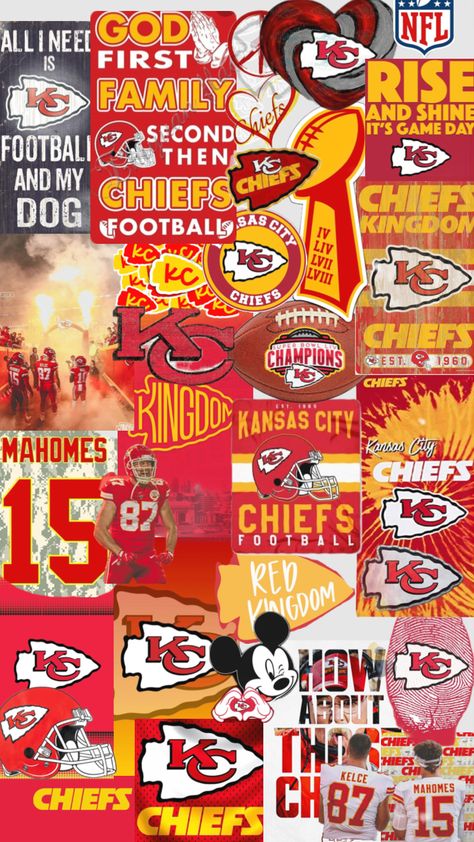 REMIX!!!! And add your team #chiefs #football#❤️💛❤️💛❤️💛#Super Bowl ￼ Kc Chiefs Wallpapers, Kansas City Chiefs Wallpaper, Chiefs Wallpaper, Football Super Bowl, Kansas City Chiefs Logo, Dog Football, Chiefs Super Bowl, Chiefs Logo, Chiefs Football