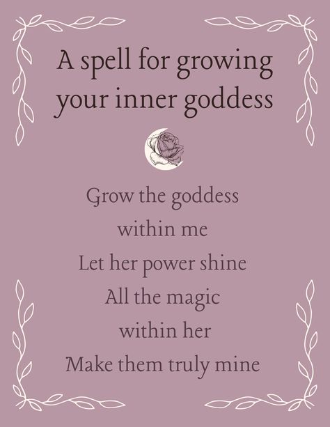 Spell For Motivation And Energy, Feminine Spells, Witchy Affirmations, Witch Affirmations, Spell Ideas, Glamour Spell, Spells That Actually Work, Witchcraft Spells For Beginners, Witchy Tips