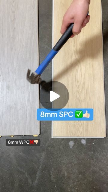 The Flooring Factory on Instagram: "The reason why WPC is not the most durable LVP available is becaus of it’s softer PVC based core.  Heavy furniture or heavy appliances like refrigerators will not dent the SPC. So if your looking for the most durable type of LVP, SPC is the way to go. #remodeling #homeproject #homeimprovement #floor #flooring #home #homerenovation #homeremodel #homedecor #remodel #diyproject #homeremodelingideas" Pvc Flooring Ideas, Spc Flooring, Pvc Flooring, Way To Go, Reason Why, Home Renovation, Home Remodeling, Home Projects, House Ideas