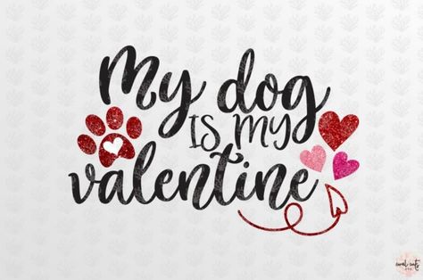 Dog Valentines Sayings, Valentines Sayings, Cute Valentine Sayings, Cricut Valentines Projects, Kids Halloween Food, My Dog Is My Valentine, Dog Valentine, Cutie Quote, Valentine Projects