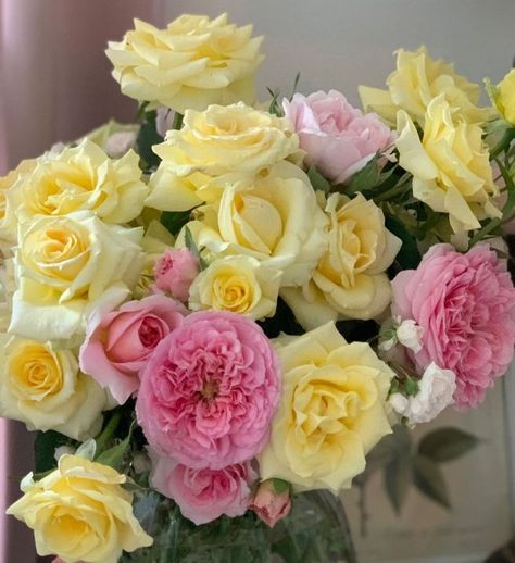 Yellow And Pink Flowers Aesthetic, Yellow Pink And White Flowers, Pink And Yellow Wedding Decorations, Light Pink And Yellow Aesthetic, Pink And Yellow Sweet 16, Soft Pink And Yellow Aesthetic, Pink And Yellow Flower Arrangements, Yellow Pink Bouquet, Yellow And Pink Bouquet