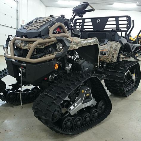 Can-Am 6X6on tracks Go Karts, 4 Wheelers, Four Wheelers, 4 Wheeler, Terrain Vehicle, Quad Bike, Big Boy Toys, All-terrain Vehicles, Atv Quads