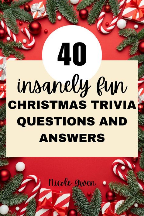 Christmas trivia questions and answers Christmas Movie Trivia Printable Free, Christmas Trivia Games For Family, Christmas This Or That Questions, Christmas Trivia Games For Adults, Holiday Trivia Games With Answers, This Or That Christmas, Christmas Movie Trivia With Answers, Christmas Questions For Adults, Kids Christmas Trivia