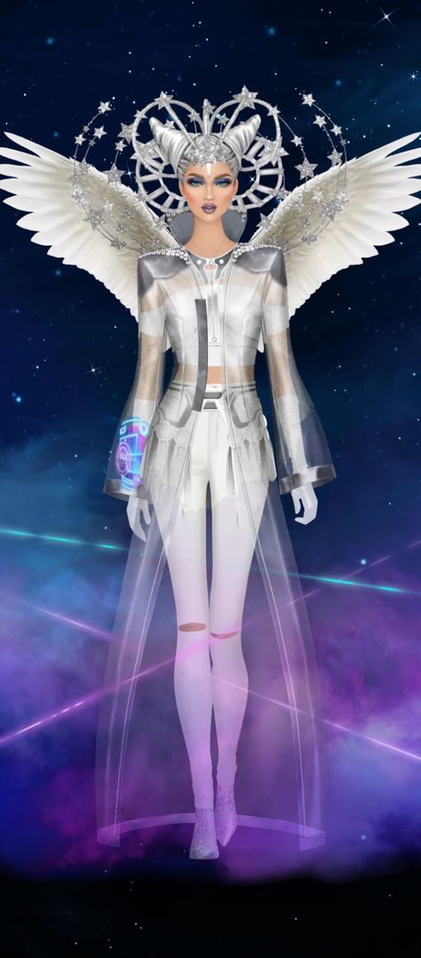 Space Goddess Costume, Space Fairy Costume, Galactic Costume Women, Space Theme Outfit Women, Cosmic Costume Ideas, Alien Fashion Aesthetic, Futuristic Costume Ideas, Sci Fi Costume Ideas, Space Alien Costume Women