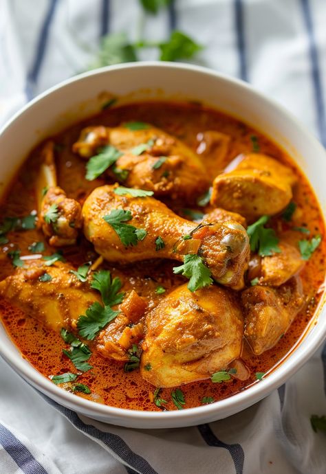 Learn How to Cook Chicken Curry Indian Recipe For Free | Recipes You'll Love, Made Easy! Indian Food Curry, Desi Chicken Curry, Chicken Curry Aesthetic, Indian Food Aesthics, Authentic Indian Chicken Curry, Chicken Curry Recipe Indian, Odisha Food, Pakistani Food Recipes, Chicken Recipes Indian