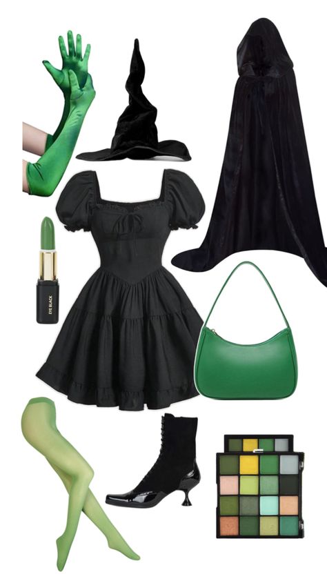 Elphaba Costume, Glinda Costume, Iconic Halloween Costumes, Wicked Costumes, Elphaba And Glinda, Halloween Stencils, Wicked Witch Of The West, Trendy Halloween Costumes, Costume Inspo