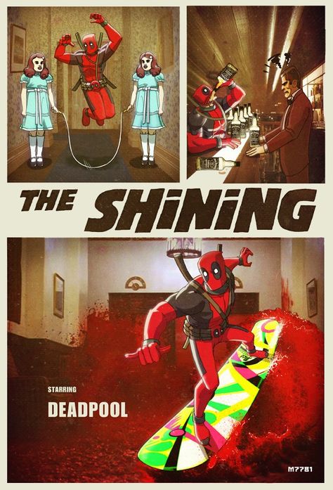 #deadpool #wadewilson #marvel Deadpool Funny, Deadpool Comic, Comics Anime, Marvel Deadpool, Ms Marvel, Gandalf, Marvel Funny, Comic Book Characters, The Shining