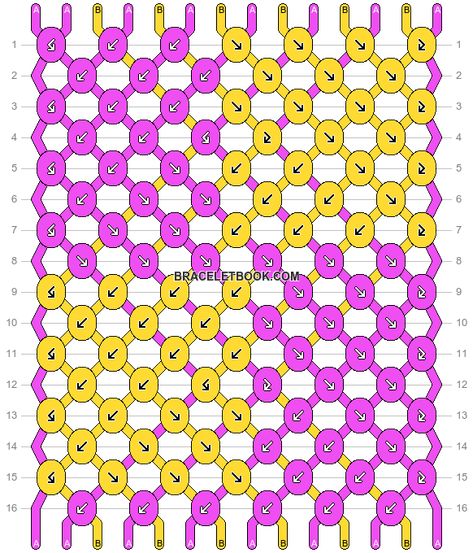 Checkerboard Bracelet Pattern, Checkered Bracelet Pattern, Friendship Bracelet Patterns Easy, Color Checker, Checker Design, Straight Edges, Bracelet Ideas, Woven Bracelets, Soda Pop