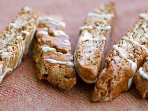 Not All Biscotti Are Created Equal : NPR Biscotti Flavors, Walnut Biscotti, King Arthur Flour Recipes, Maple Extract, Maple Icing, Italian Cookie, Delicious Deserts, Biscotti Cookies, Biscotti Recipe