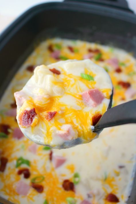 Soup Recipe With Ham, The Best Potato Soup, Recipe With Ham, Loaded Baked Potato Soup Recipe, Baked Potato Soup Recipe, Best Potato Soup, Potato Bacon Soup, Ham And Potato Soup, Ham Potato