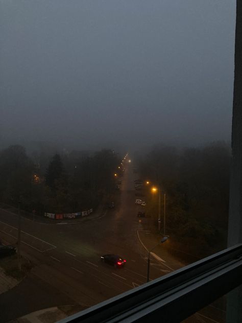 f Dark Mornings Aesthetic, Comfy Core Aesthetic, Early Morning Aesthetic Dark, Night Cars Aesthetic, Foggy Night Aesthetic, Foggy Morning Aesthetic, Quiet Aesthetic, Foggy Aesthetic, Dark Morning