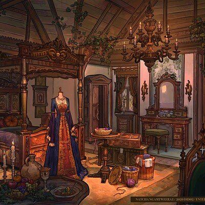 Fantasy Banquet Hall, Environment Props, Fantasy Rooms, Location Inspiration, Aesthetic Shop, House Illustration, Concept Art Character, Banquet Hall, Environment Concept Art