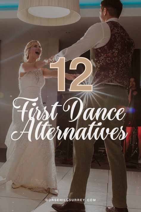 When planning your wedding the first dance is a special moment, but you don't have to do it if you and your partner feel shy about dancing in front of everyone. We have written a list of ideas for alternatives, why not take a look -  Photographer - Sarah Hoyle Photography First Dance Outfit, First Dances At Wedding, First Dance Ideas Unique, First Dance Wedding Ideas, Wedding First Dance Ideas, Wedding Dance Alternatives, First Dance Alternative Ideas, Non Dancing Wedding Reception Ideas, Private First Dance