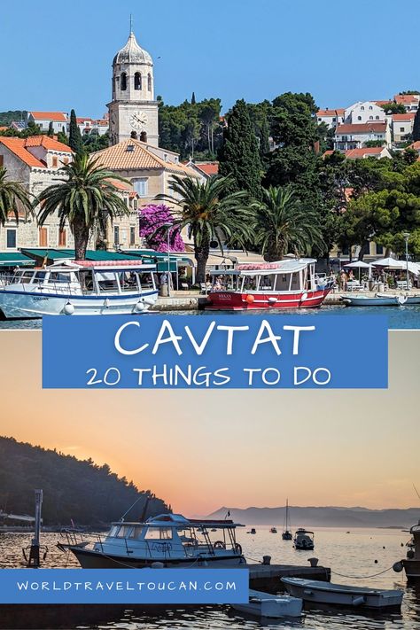 20 Great Things To Do, Cavtat, Croatia Cavtat Croatia, Croatia Itinerary, Croatia Travel Guide, Croatia Beach, Seaside Town, Croatia Travel, Close Proximity, Seaside Towns, Medieval Town