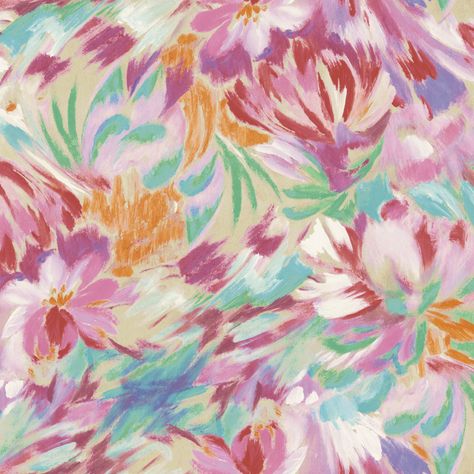 Daydream Wallpaper, Missoni Home, Wallpaper Calculator, Hand Painted Flowers, London Art, Home Wallpaper, Wallpaper Samples, Abstract Floral, Missoni