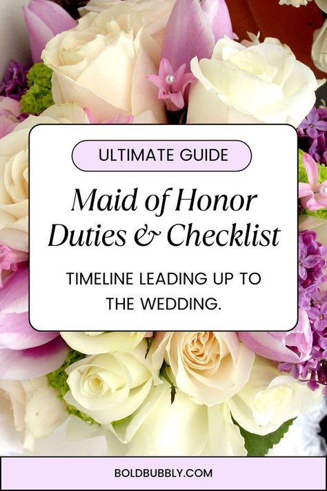 maid of honor checklist Maid Of Honor Checklist, Be The Best, Wedding Nails, Maid Of Honor, The Bride, Wedding Cakes, Wedding Decorations, Bubbles