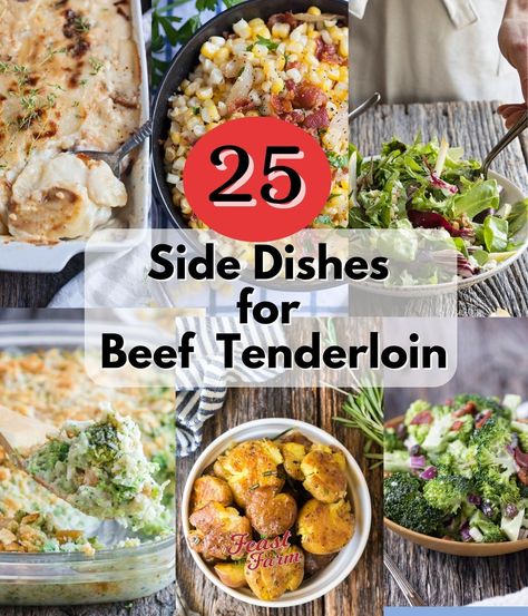 25 Christmas Dinner Side Dishes for Beef Tenderloin Side Dishes For Beef Tenderloin, Side Dishes For Beef, Beef Tenderlion, Sage Dressing, Pasta Side Dish, Christmas Dinner Side Dishes, Christmas Dinner Sides, Pasta Side, Beef Tenderloin Recipes