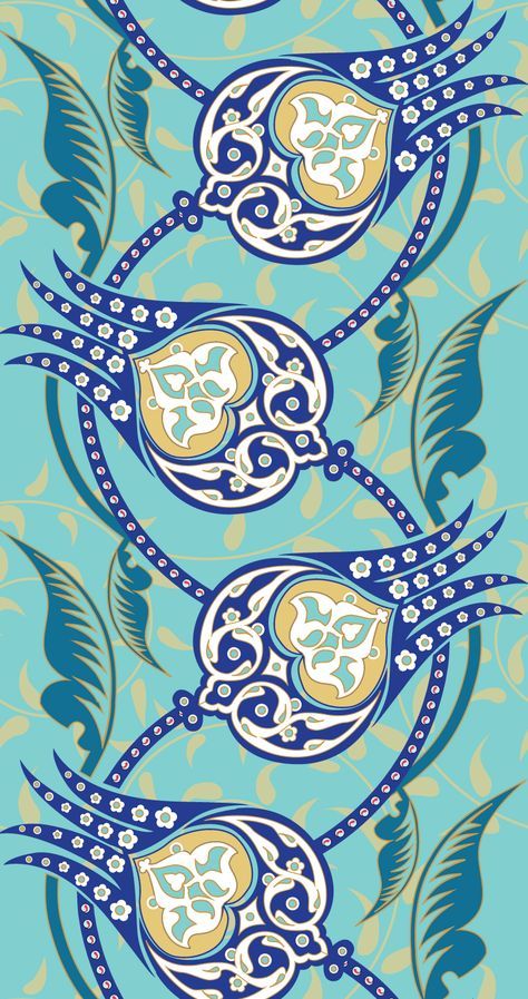 Islamic Design Pattern, Islamic Motifs, Tile Design Pattern, Turkish Tiles, Turkish Pattern, Arabesque Pattern, Print Design Art, Arabic Pattern, Turkish Design