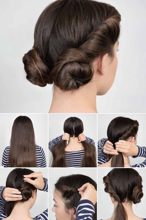 Turn heads with adorable space buns. Discover different ways to style this trendy hairstyle at Glaminati.com. #glaminati #spacebuns #spacebunshairstyles #spacebunstutorial #bunshairstyle #lowbunshairstyle #bunshair #sidebunshair Long Hairstyle For Work, Professional Space Buns, Low Space Buns Long Hair, Two Low Space Buns, How To Do Low Space Buns, Straight Long Hairstyles Ideas, Low Space Buns Curly Hair, Low Buns For Long Hair, Low Space Buns Tutorial