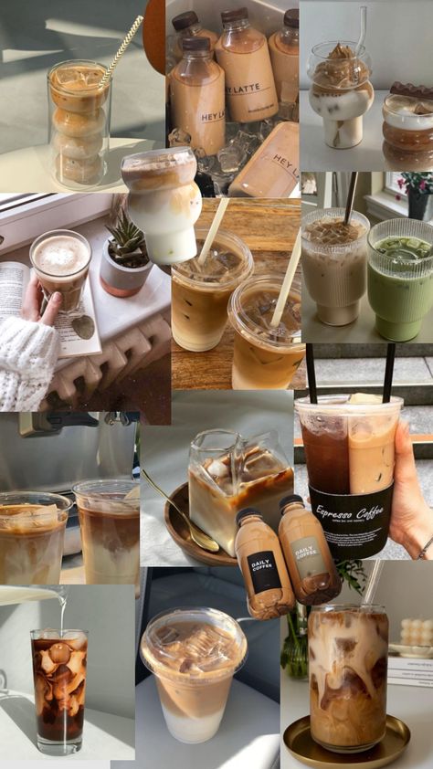 #coffee Aesthetic Ice Coffee, Iced Coffee Aesthetic, Cool Drinks, Coffee Wallpaper, Coffee Obsession, Ice Coffee, Coffee Aesthetic, Healthy Sweets Recipes, Coffee Photography