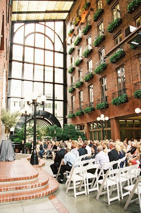 Court in the Square | Our Favorite Seattle Wedding Venues — PACIFIC ENGAGEMENTS | Seattle Wedding Planner | Seattle Weddings | Seattle Wedding Vendors | Seattle Event Spaces | Outdoor Seattle Wedding Venue | Indoor Seattle Wedding Venues | Pioneer Square Wedding Venues Seattle Wedding Venues, Industrial Wedding Venues, Wedding Venues Indoor, Flowers Cake, Wedding Box, Lakeside Wedding, Space Wedding, Unique Wedding Venues, Washington Weddings