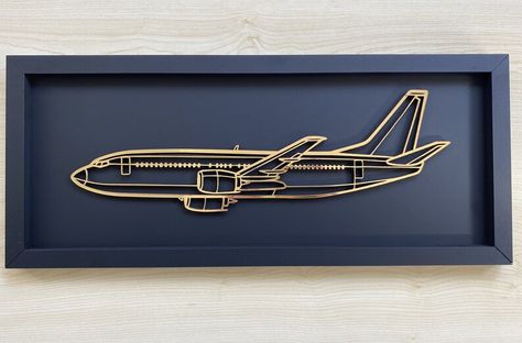 Acrylic Items, Wood Airplane, Airplane Wall Art, Art Silhouette, Car Silhouette, Car Wall Art, Aircraft Art, Boeing 737, Racing Car