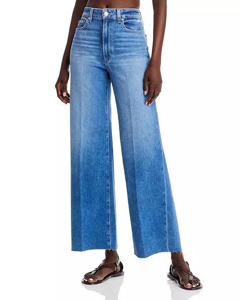 Best Selling Clothing for Women - Bloomingdale's Denim For Women, High Waisted Wide Leg Jeans, High Rise Wide Leg Jeans, Bras For Women, Designer Denim, Raw Hem Jeans, Hem Jeans, Selling Clothes, Denim Design