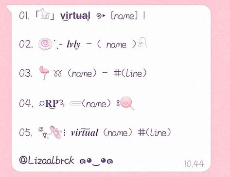 Please give your Instagram if you want this Bracket, Enjoy-! Name For Rp, Virtual Friend, Bracket Ideas, Names Aesthetic, Text Ideas, Aesthetic Text, Texts, Quick Saves, Instagram