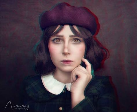 LittleMisfortune Little Misfortune Cosplay, Little Misfortune Fanart, Misfortune Fanart, Terror Art, Fran Bow, We Happy Few, Little Misfortune, Oc Stuff, Miss Fortune