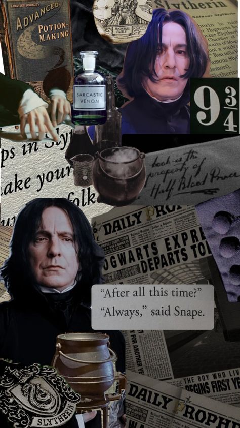 The Half-Blood Prince Severus Snape Aesthetic, Severus Snape Wallpaper, Snape Wallpaper, Severus Snape Art, Snape Always, Alan Rickman Severus Snape, Harry Potter Severus, Harry Potter Severus Snape, Snape Harry Potter