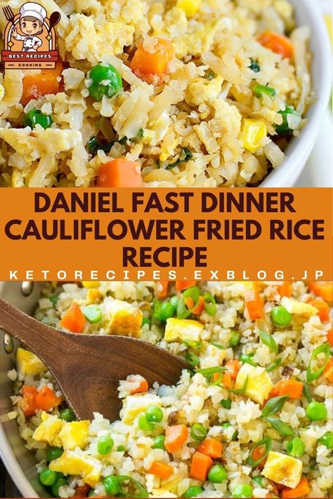 Daniel Fast Dinner Cauliflower Fried Rice Recipe : Best Recipes Blog's Daniel Fast Fried Rice, Fast Rice Recipes, Daniel Fast Recipes Dinner, Fast Recipes Dinner, Daniel Fast Dinner, Daniel Diet Recipes, Dinner Cauliflower, Daniel Diet, Cauliflower Fried Rice Recipes