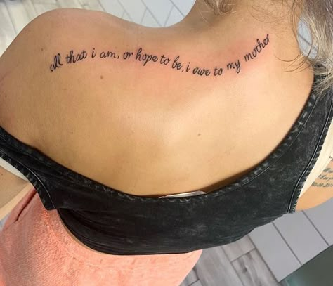 81 Quote Tattoos About Life, Love And Strength 2022 Quote About Life Tattoo, Good Quotes Tattoo, Quote Tattoos About Life, Mother Quote Tattoo Ideas, Meaningful Quotes Tattoos Unique, Cute Tattoos To Get For Your Mom, A Tattoo For My Mother, Meaningful Mom Tattoos Quotes, Meaningful Tattoos About Family