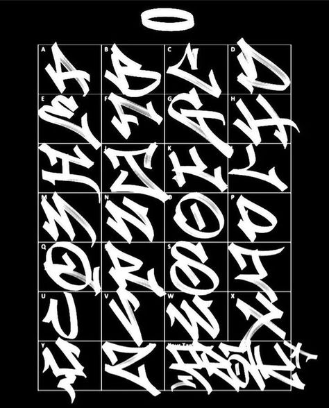 Alphabet Graffiti, Tag Alphabet, Graffiti Lettering Alphabet, Graffiti Wildstyle, Graffiti Art Letters, Graffiti Fonts, Graffiti Text, Graffiti Words, Graffiti Lettering Fonts