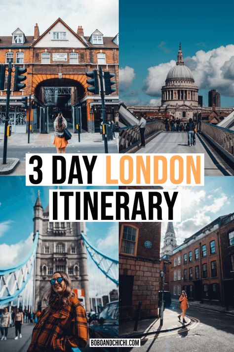 Check out this 3 day London itinerary to help you plan your London vacation and Europe vacation including the best things to do in London, the perfect London itinerary, what to do in London, and places to see in London. #travel #london #travelphotos #vacation #europe #traveldestinations Places To See In London, 4 Days In London, One Day In London, What To Do In London, Vacation Europe, Weekend In London, London Itinerary, Travel London, London Guide