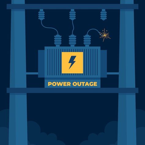 Hand drawn flat design power outage illu... | Free Vector #Freepik #freevector #blackout #power-outage #flat-design #hand-drawn-illustration Ads Creative Advertising Ideas, Advertising Ideas, Powerpoint Background, Powerpoint Background Design, Background Drawing, Power Outage, Drawn Illustration, Vector Hand, Inside Jokes