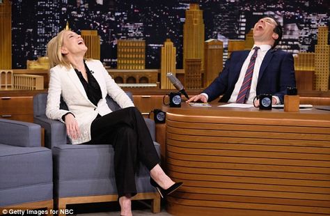 Starred Up, The Tonight Show, Tonight Show, Hollywood Star, Tv Host, Jimmy Fallon, Cate Blanchett, Daily Photo, Favorite Celebrities