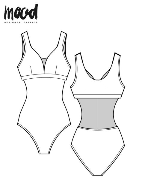 The Speedwell Swimsuit - Free Sewing Pattern - Mood Sewciety Diy Swimwear, Mood Patterns, Swimwear Sewing Patterns, Swimsuit Pattern Sewing, Sewing Swimwear, Mood Sewciety, Sewing Patterns Free Women, Swimwear Pattern, Swimsuit Fabric