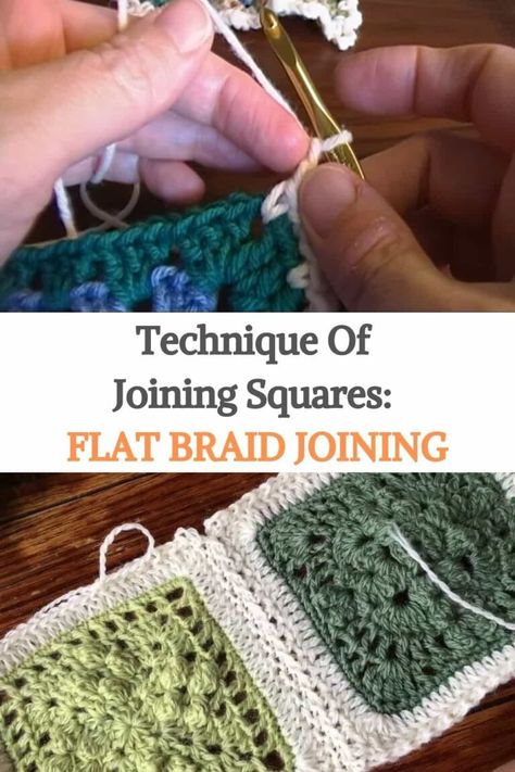 Follow the video tutorial below and learn how to join squares using the flat braid joining technique. This video tutorial, courtesy of Bethintx1, makes this joining technique easy and clear so you’ll be able to join squares, and make it look good! You’ll love how the flat braid joins the pieces. It’s an awesome looking bit of crochet in and of itself. #urbakicrochet #squarecrochet #flatbraidjoining #techniquecrochet Granny Square Joining, Joining Crochet, Joining Crochet Squares, Joining Granny Squares, Crochet Flats, Easy Crochet Projects, Crochet Braid, Making Stuff, Crochet Granny Square