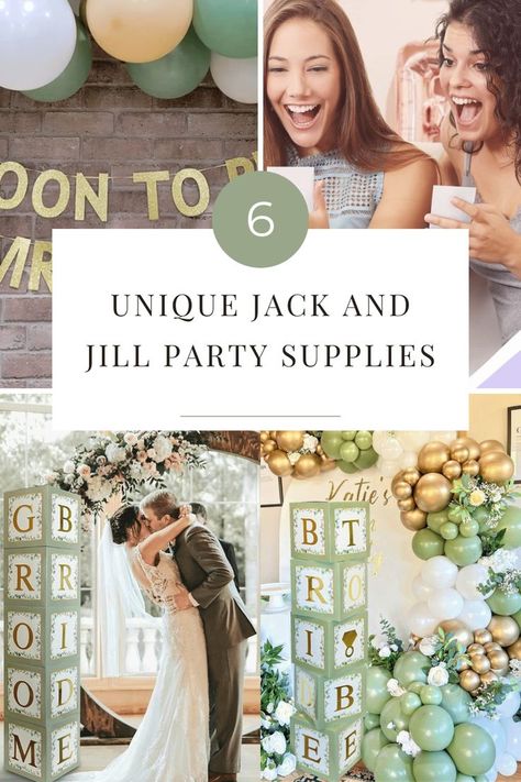 Are you planning a Jack and Jill party for your friends? Make it extra special with these unique supplies that will wow your guests! From fun games to elegant decorations, here are six fun and creative ideas that they'll love. Jack And Jill Party, Couples Shower Themes, Bach Party Decorations, Elegant Decorations, Starry Night Wedding, Bridal Shower Inspo, Wedding Shower Games, Jack And Jill, Bach Party