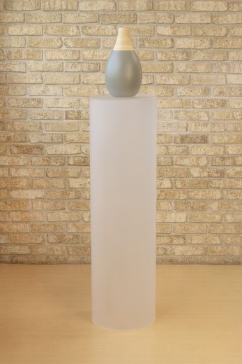 Our Frosted Round Acrylic Display Pedestal boasts a sleek, circular design. The frosted acrylic material provides a moderately translucent foundation that subtly highlights your item on display. Frosted acrylic is a great choice for any setting as it adapts to your space's style and reflects beautiful natural light. Available in 12-inch acrylic cylinder, it comes in a variety of heights that accommodate your specific items. Acrylic Pedestal, Display Pedestal, Frosted Acrylic, Retail Store Design, Circular Design, Acrylic Display, Table Top Display, Art Display, Acrylic Material