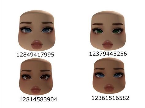 Roblox Popular Face Codes, Roblox Brown Eye Face Codes, Bloxburg Pretty Face Codes, Roblox Codes Narrow Head, Face Id Codes Berry Ave, Berry Ave Blue Eyes Code, Barry Avenue Codes Star Face, Face Id Codes Brookhaven, Codes For Berry Avenue Face