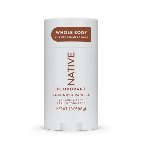 Native Whole Body Deodorant Scented Sticks, Coconut Health, Body Deodorant, Vanilla Smell, Native Deodorant, Vacay Vibes, Vanilla Coconut, Deodorant Spray, Organic Products