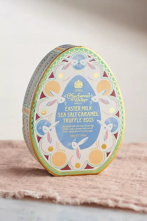 Easter | Terrain Easter Packaging Design, Truffle Eggs, Easter Packaging, Salted Caramel Filling, Cake Boxes Packaging, Bunny Dishes, Handmade Boxes, Chocolate House, Egg Packaging