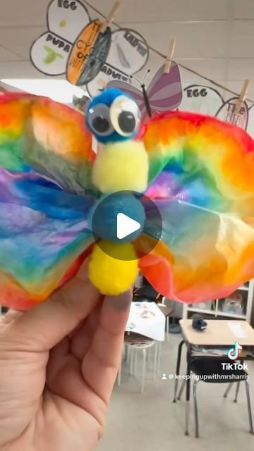 Meghan Harris | Day 3 - Life Cycle of a Butterfly | Instagram Butterfly Cycle, Butterfly Life Cycle Craft, Life Cycle Of A Butterfly, Cycle Of A Butterfly, Life Cycle Craft, Butterfly Life Cycle, Kindergarten Crafts, Butterfly Crafts, Life Cycle