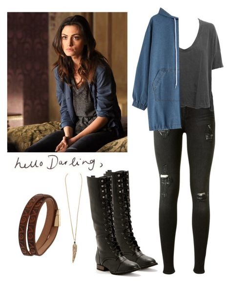 Movie Outfits Ideas, The Originals Outfits, Hayley Marshall Style, Hayley Marshall Outfit The Originals, The Originals Hayley Outfits, Hayley Marshall Necklace, Hayley Marshall Outfit, Hayley Marshall Outfit Style, Hayley Marshall