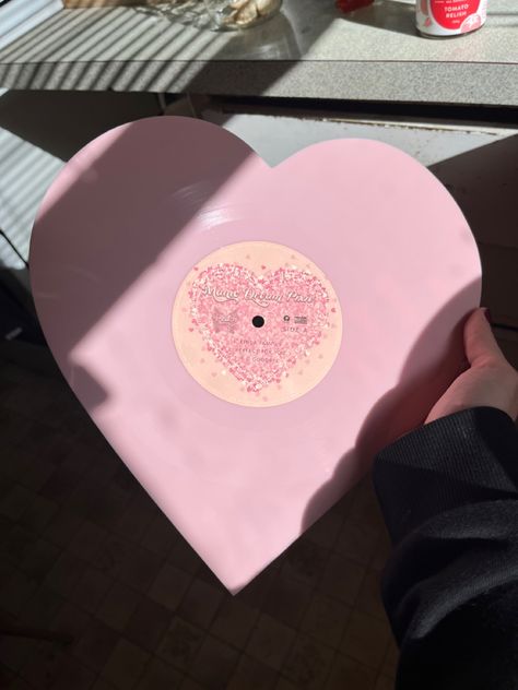 Peach Prc Aesthetic, Manic Dream Pixie, Heart Shaped Record, Pretty Vinyls, Future Playlist, Pink Musician, Peach Prc, Pink Emoji, Weird Aesthetic