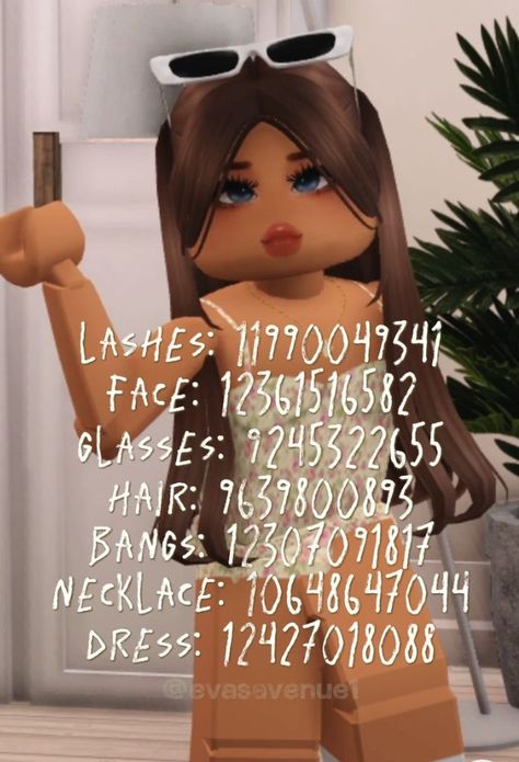 🌈Skin themes and codes for them! A very cool skin for a girl on a summer theme, although I don’t like this kind of “face” mask, it still looks cool in my opinion.🌹 Summer Girl, Summer Theme, Good Skin, Summer Girls, Summer Fun, A Girl, For Girls, Bangs, Lashes