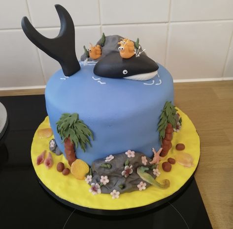 Snail And The Whale Birthday Cake, Snail And Whale Cake, Snail And The Whale Cake, Whale Birthday Cake, The Snail And The Whale, Snail Cake, Whale Cake, Dragon Birthday Cakes, Whale Cakes