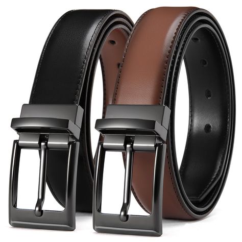 PRICES MAY VARY. Imported Buckle closure Dry Cloth Clean 2-in-1 Sophistication: CHAOREN mens reversible leather belt offers two classic styles in one. Switch sides effortlessly for a fresh look with one mens belt, perfect for any occasion. Ideal companion for your favorite jeans, casual attire, or dress pants. Elevate Your Style: Unique hand-rubbed coloring dress belt. Perfectly matches mens dress shoes like Brogue and Oxfords. Elevate formal wear with just one small detail. Whether it's for a j Formal Belts For Men, Men’s Accessories, Man Belt, Mens Leather Belt, Mens Designer Belts, Belts Men, Nice Belts, Mens Belt, Belts For Men