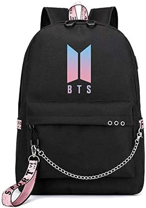 Mochila Kpop, Bts Backpack, Bts School, Bts Bag, Army Accessories, Bts Logo, Bts Hoodie, Bts Shirt, Bts Clothing